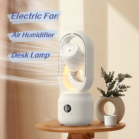 Water Cooled Spray Mist Electric Fan USB Rechargeable